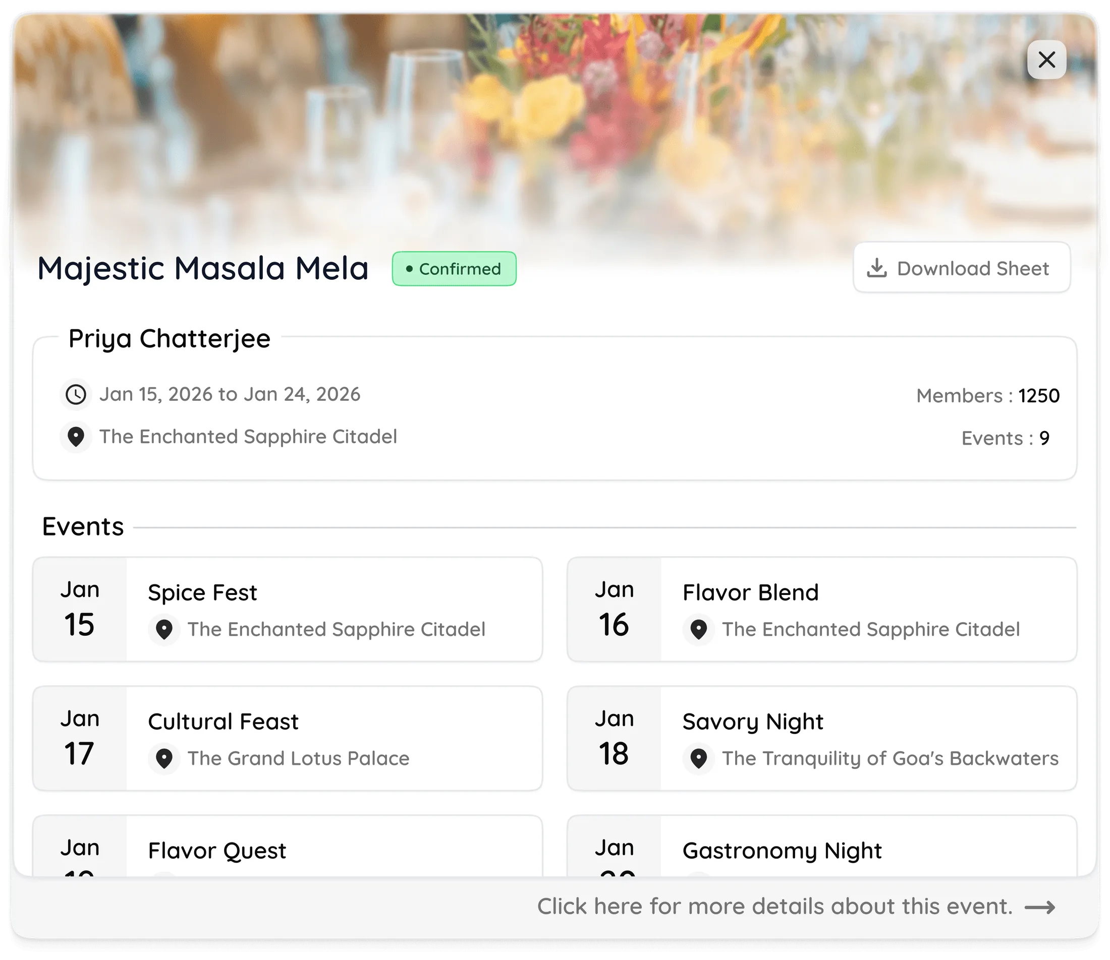 EveXite event operations command center — Live team collaboration